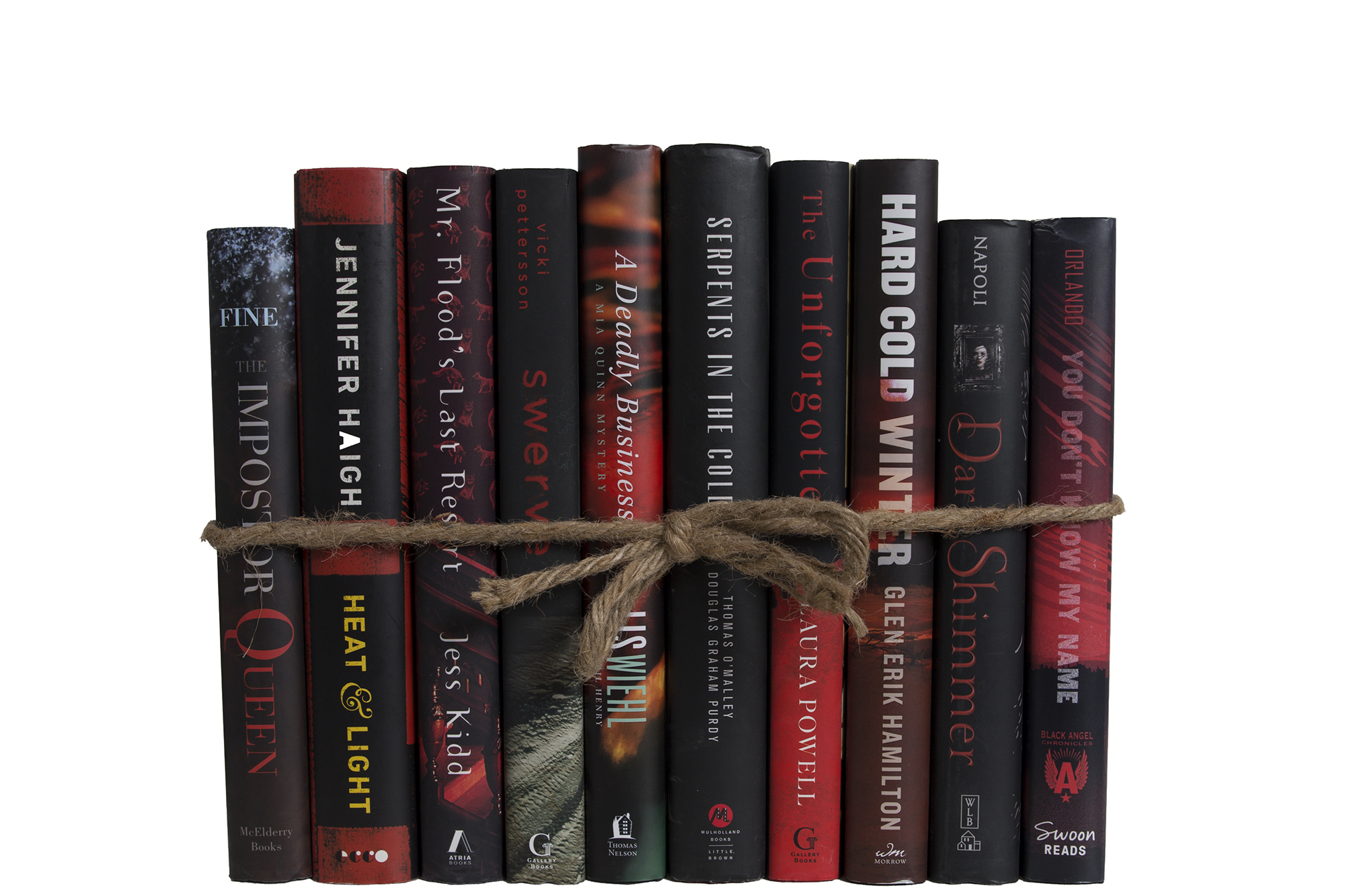 1-Foot Modern Book Bundle, Onyx Flame