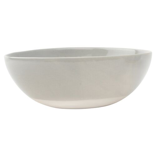 S/4 Shell Bisque Cereal Bowls, Gray~P77452511~P77452511
