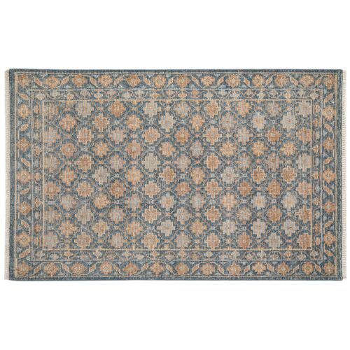 Lacey Handmade Rug, Blue Lacey Handmade Rug, Blue