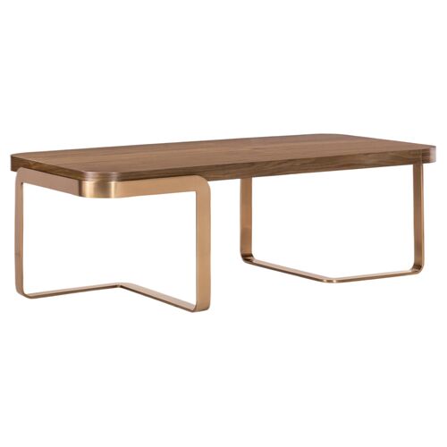 Eleana Cocktail Table, Medium Wood