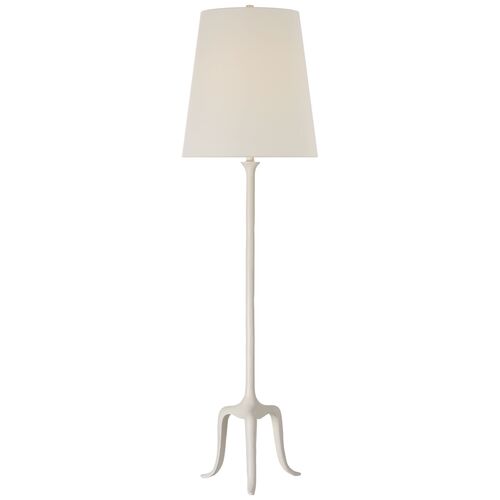 Mathilde 59" Floor Lamp, Plaster White