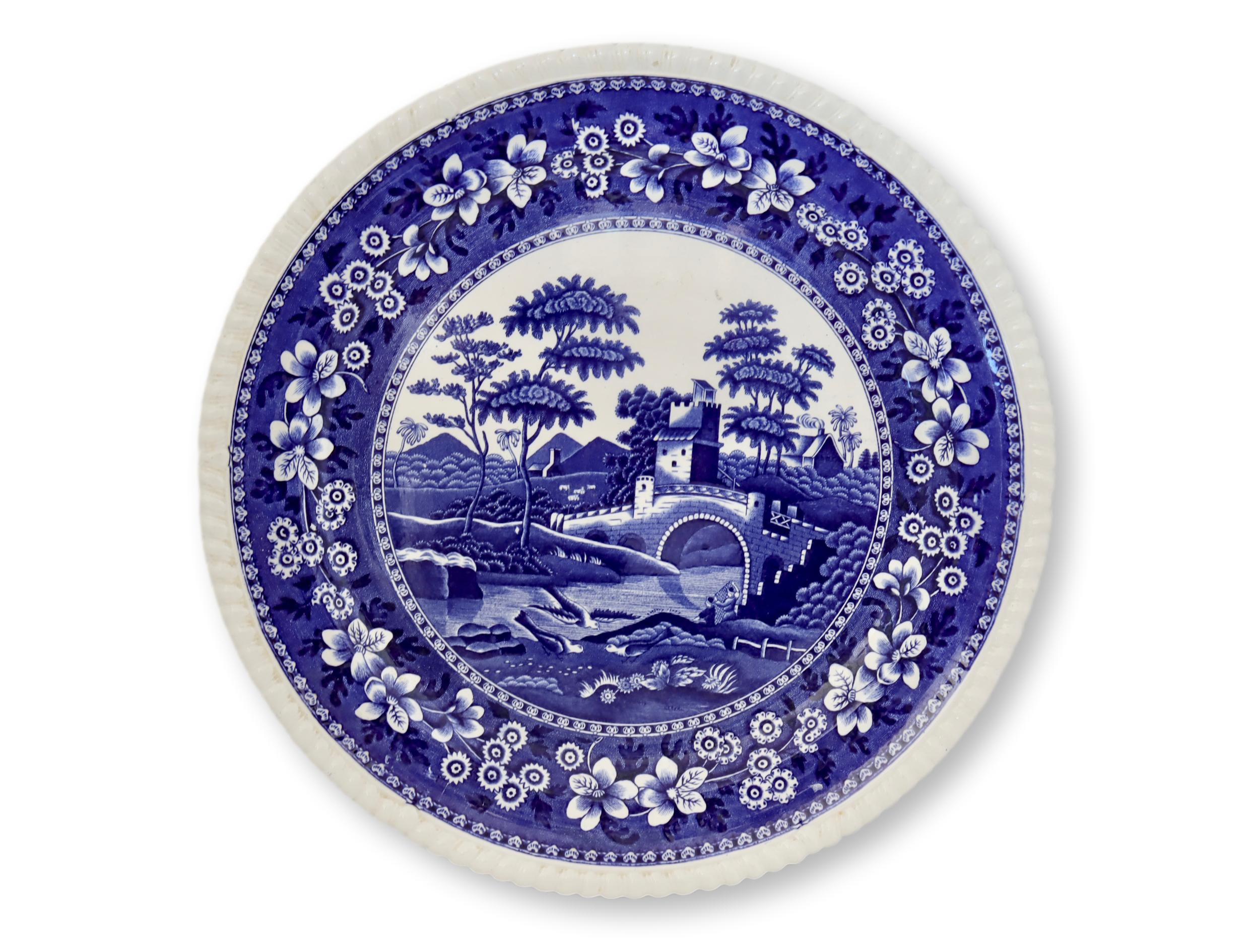 Spode's Tower Large Large Round Platter~P77207843