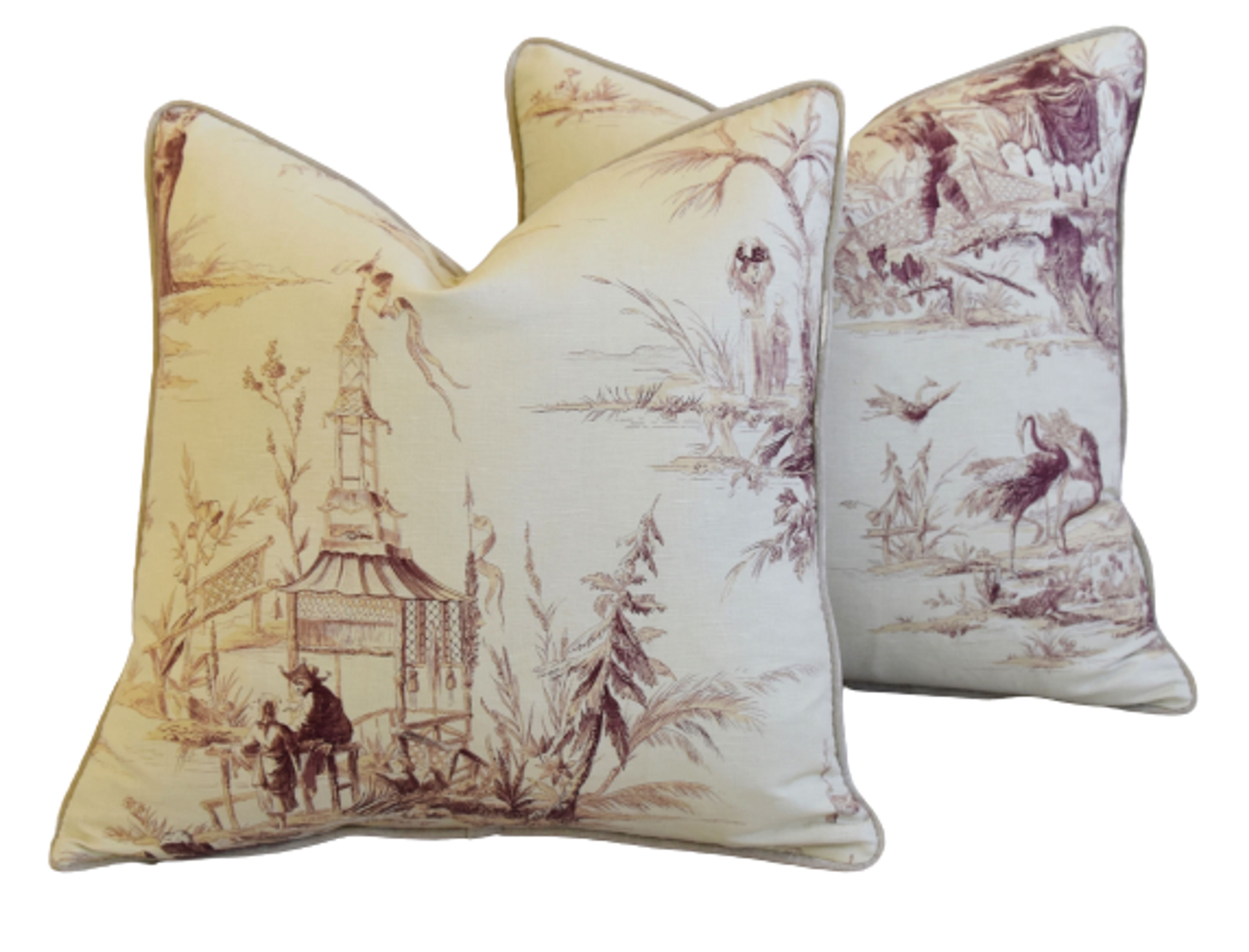 Old World Weavers Chinoiserie Pillows Pr~P77618599