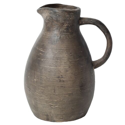 Approx. 9" Vintage Style Pitcher, Charcoal Gray Approx. 9" Vintage Style Pitcher, Charcoal Gray