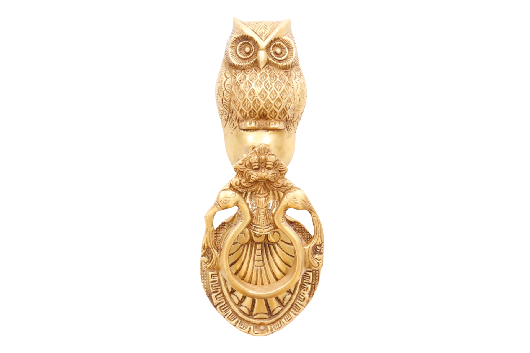 Brass Owl Door Knocker~P77655079