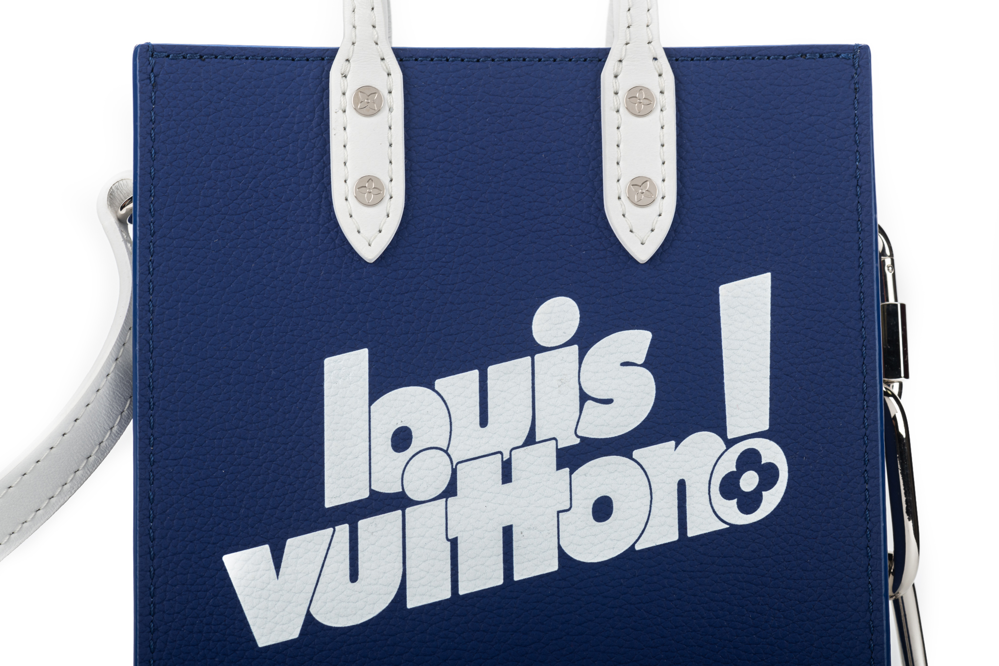 Louis Vuitton Virgil Abloh Blue Cowhide Everyday LV Sac Plat XS Silver  Hardware, 2021 Available For Immediate Sale At Sotheby's