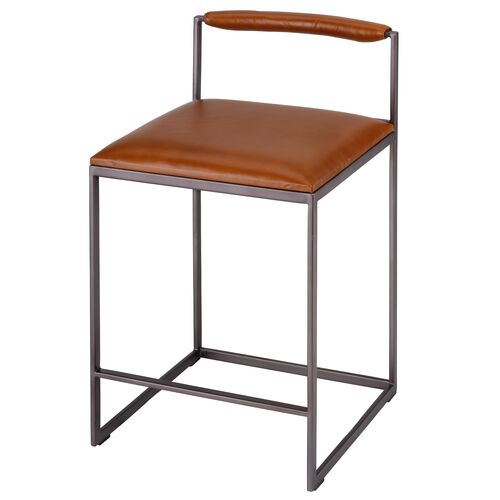 Bradbury Leather Counter Stool Bradbury Leather Counter Stool