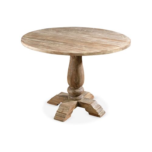 Rosemary Round Dining Table, Weathered Sand~P76387528