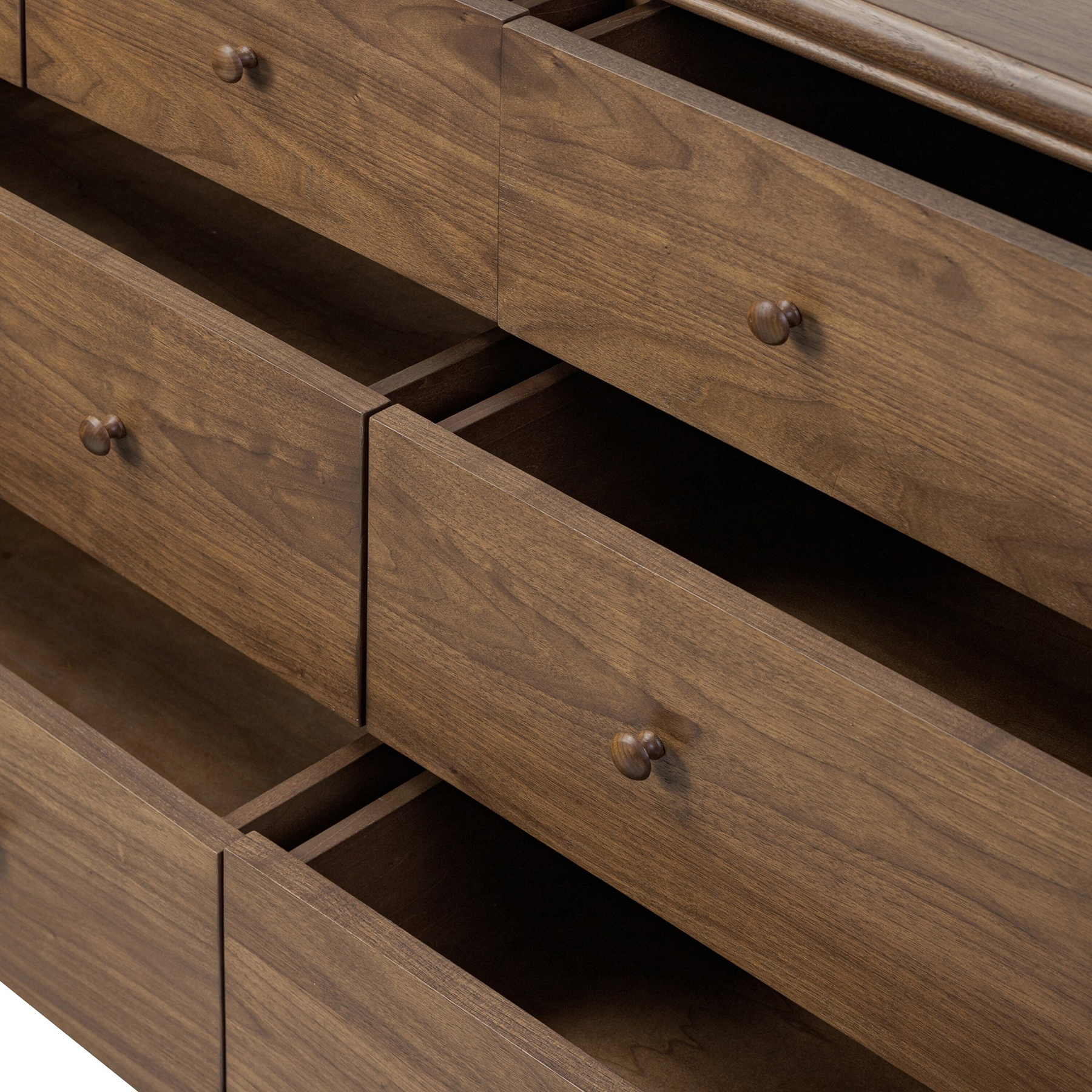 Agatha 8-Drawer Dresser, Dark Brown Walnut | One Kings Lane