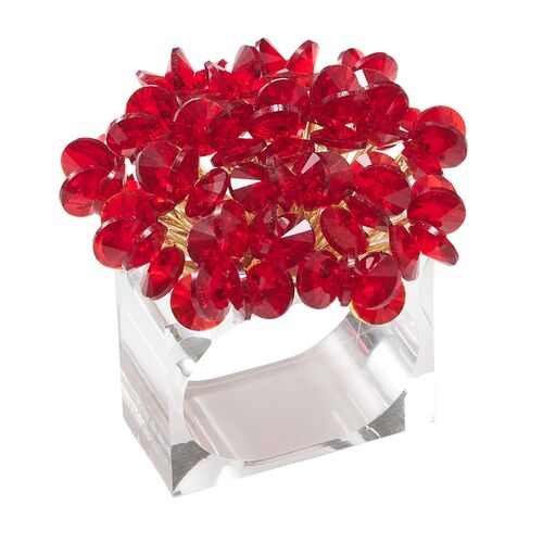 S/4 Aster Napkin Rings