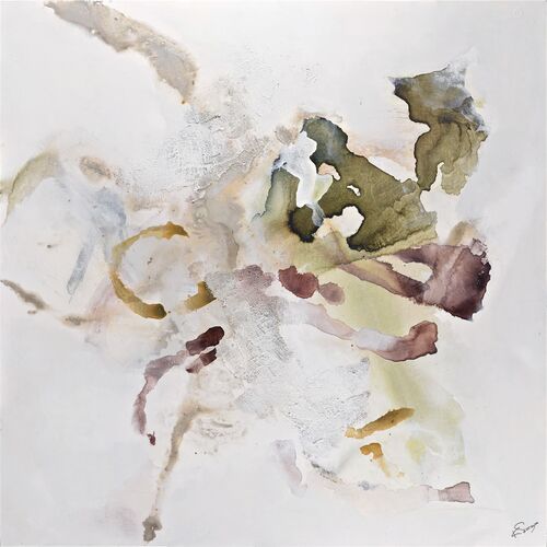 Earthline Echo Painting, 48" x 48"