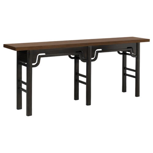 Archives Console Table, Dark Wood