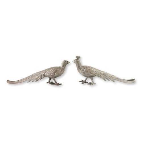 Vintage French Pheasant Table Ornaments Vintage French Pheasant Table Ornaments