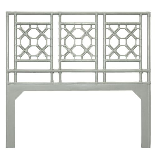 Lattice Back Rattan Headboard