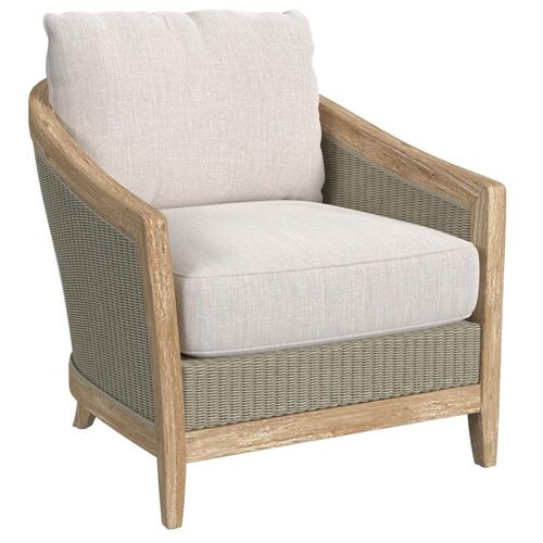 Celestria Outdoor Club Chair, Natural Teak Celestria Outdoor Club Chair, Natural Teak