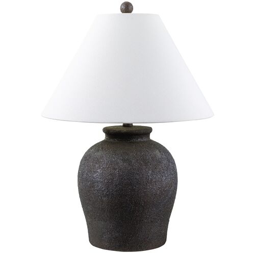 Jimmie Ceramic Table Lamp, Black