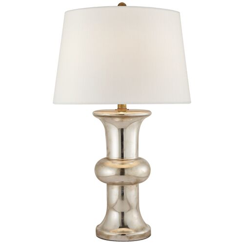 Bull Nose Table Lamp, Mercury Glass~P76866207