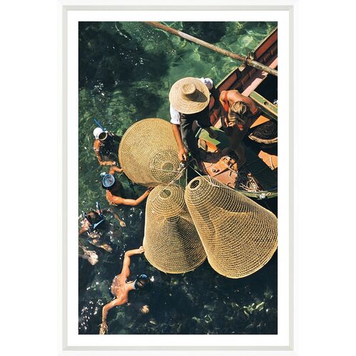 Slim Aarons, Snorkeling in the Shallows II