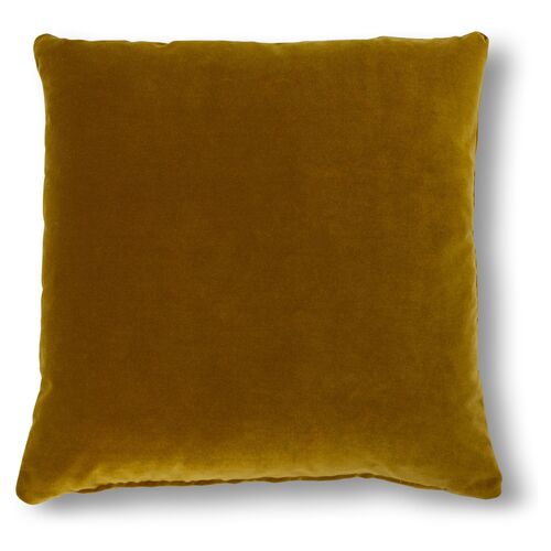 Talbot 20x20 Pillow, Ochre Velvet~P77577448