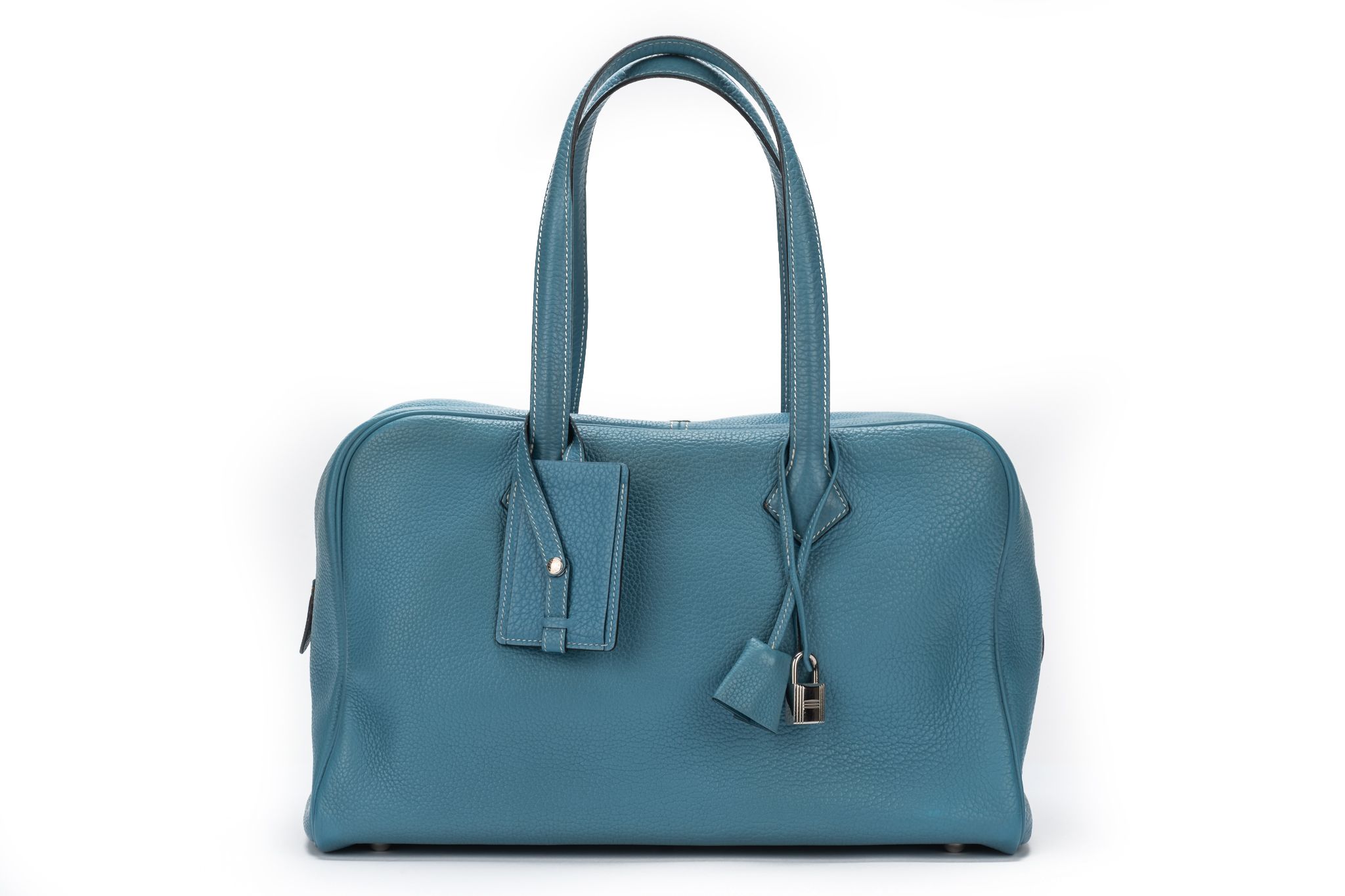 Hermès Victoria Bag Blue Togo Leather~P77666307