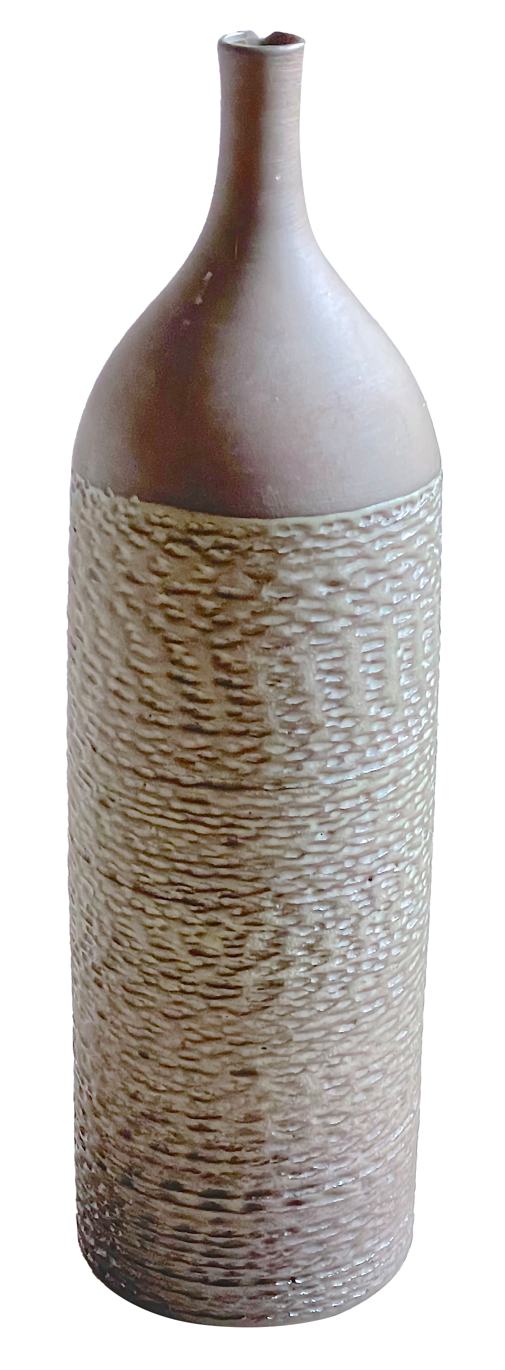MCM Tall Abstract Fluted Ceramic Vase~P77615657
