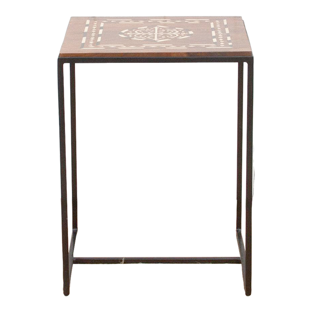 Small Inlay Top End Table~P77667307