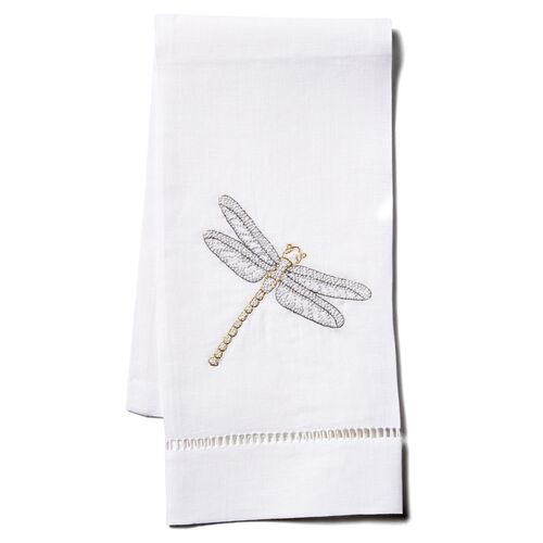 Dragonfly Linen Guest Towel~P77091662