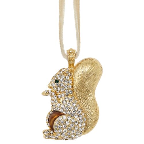 Forest Squirrel Ornament, Gold~P77553731