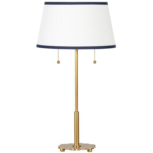 Southern Living Daisy Table Lamp, Brass