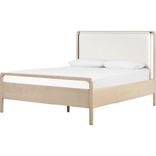 Jeremiah Boucle Bed