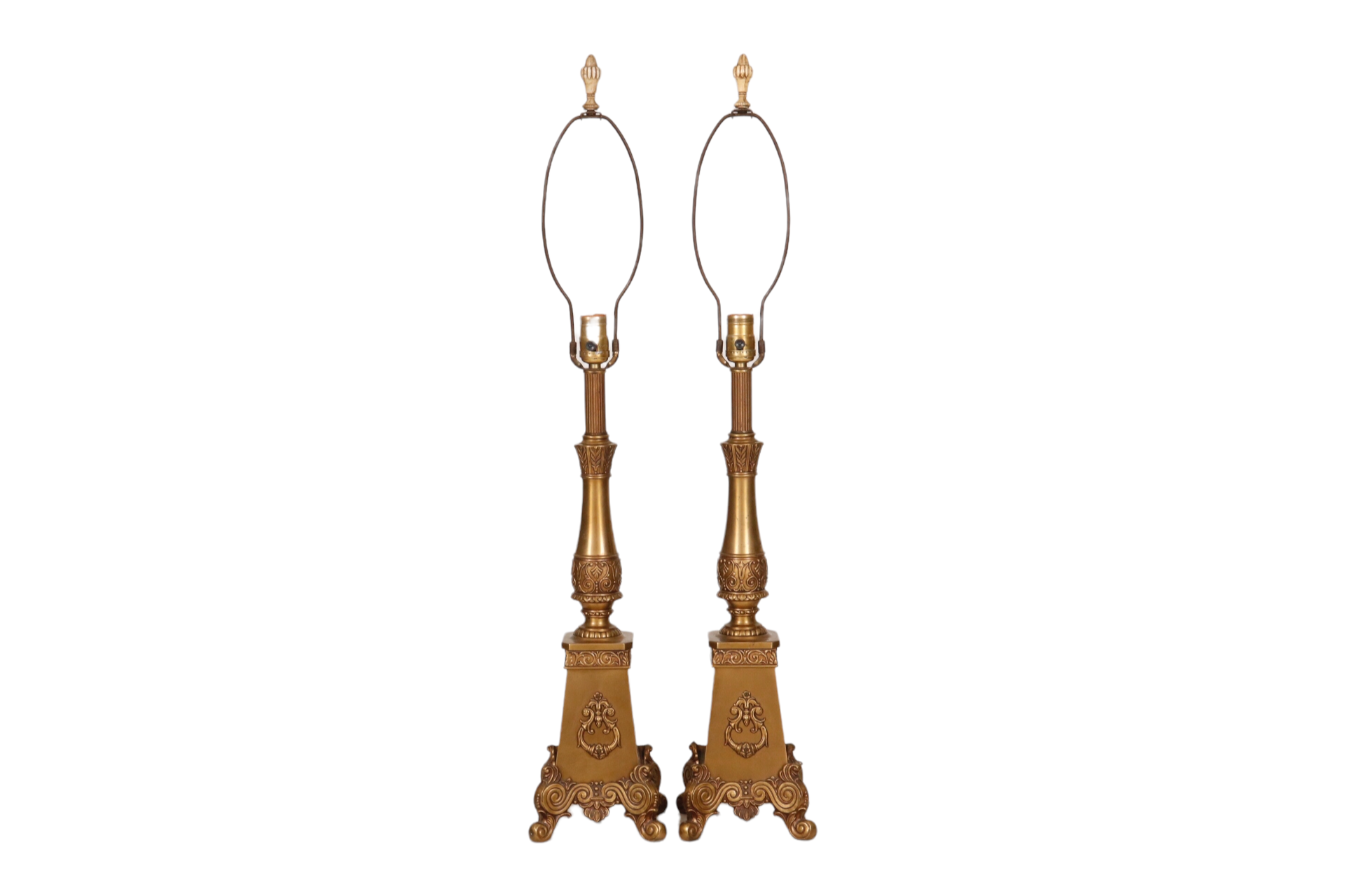 French Regency Style Table Lamps, a Pair~P77659207