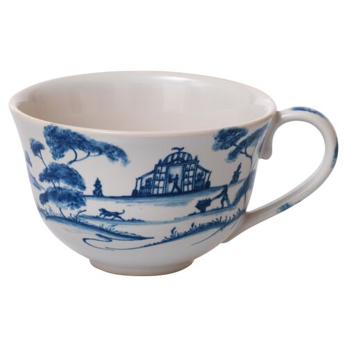 Country Estate Teacup, White/Blue~P77431025