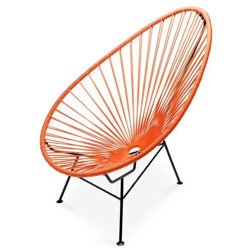 Acapulco Outdoor Lounge Chair, Tangerine~P77284471