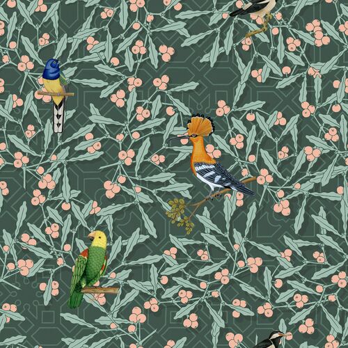 Yuki Osada, Birds and Branches Wallpaper