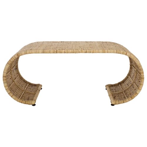 Oriane Waterfall Rattan Coffee Table Oriane Waterfall Rattan Coffee Table