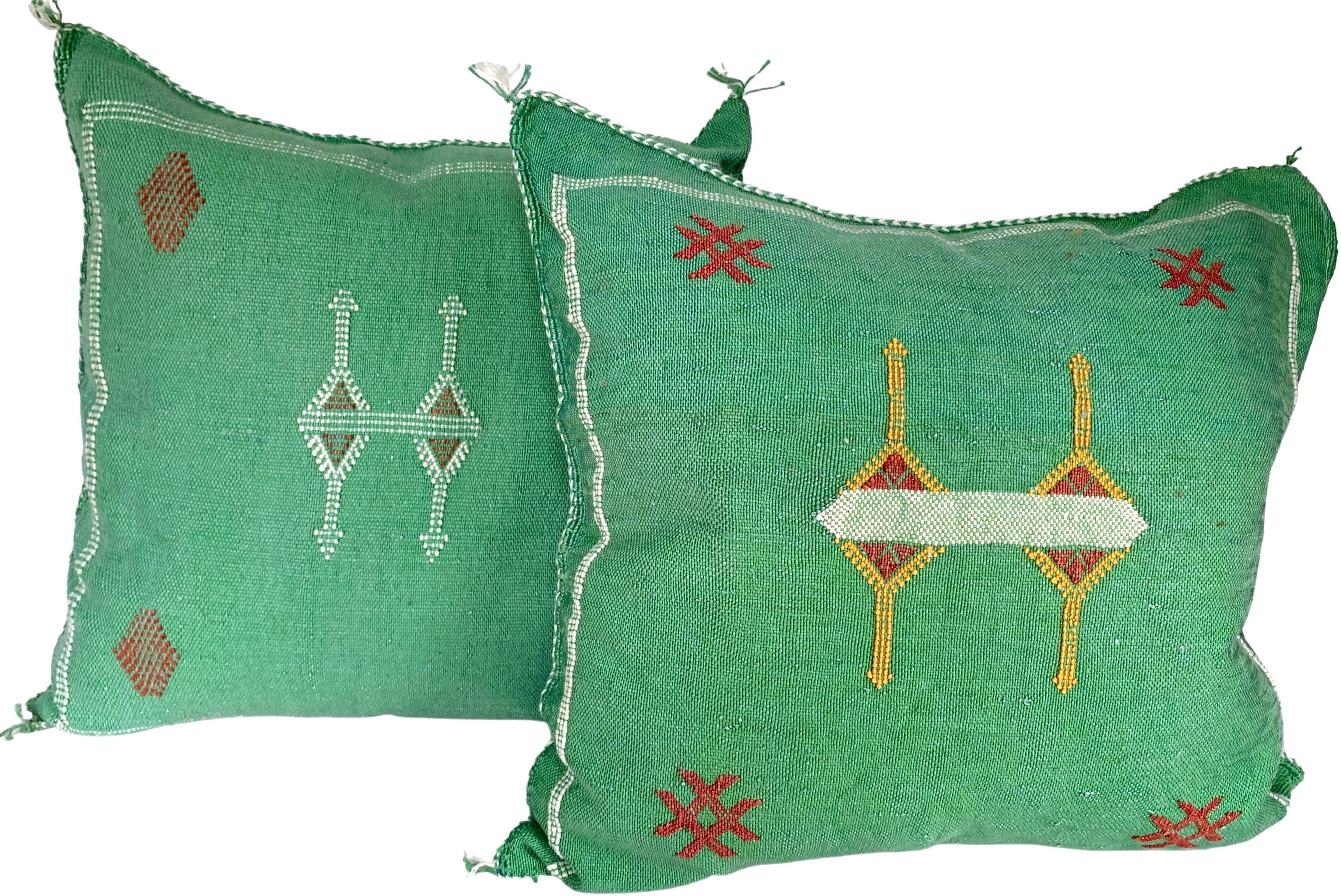 Moroccan Sabra Silk Pillows, Pair~P77659748