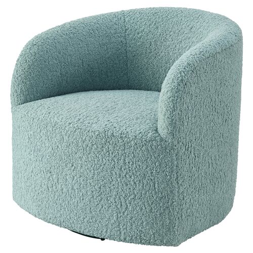 Tranquility Exhale Swivel Chair, Angelina Mineral Boucle Tranquility Exhale Swivel Chair, Angelina Mineral Boucle~P111114367
