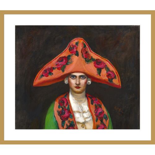 Three-Cornered Hat by Walt Kuhn Framed Print