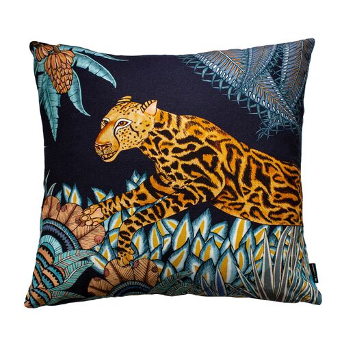 Cheetah Kings 20x20 Pillow, Dark Blue~P77634700