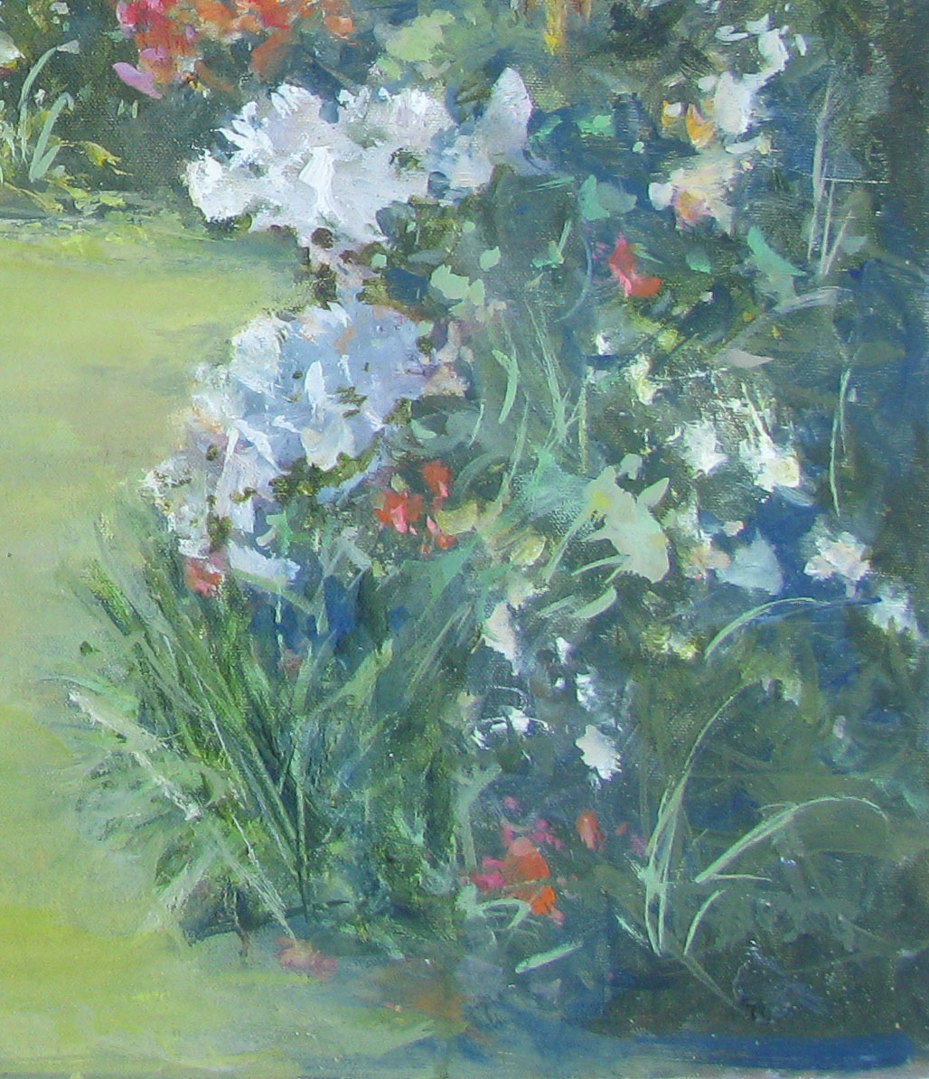Impressionist Garden by B.J.. Johnston~P77647786