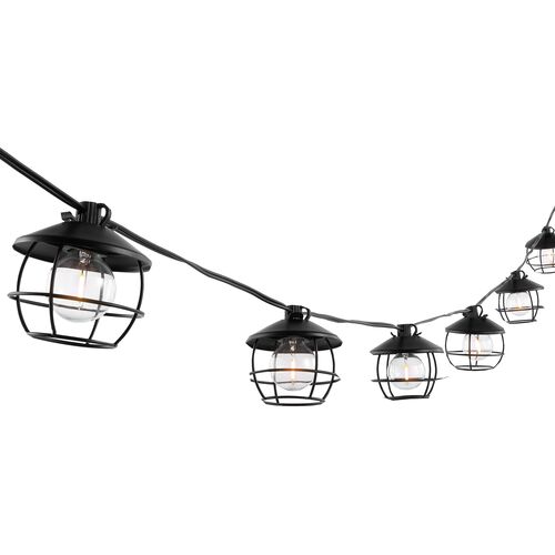 Orveneth LED Outdoor String Lights, Black