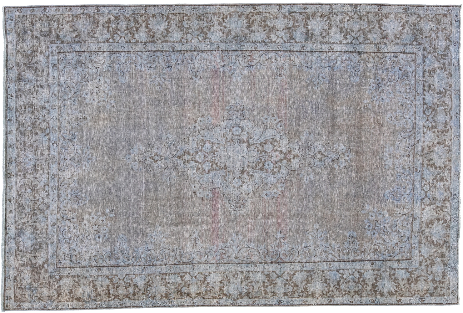 Vintage Persian Overdyed Rug~P77663482