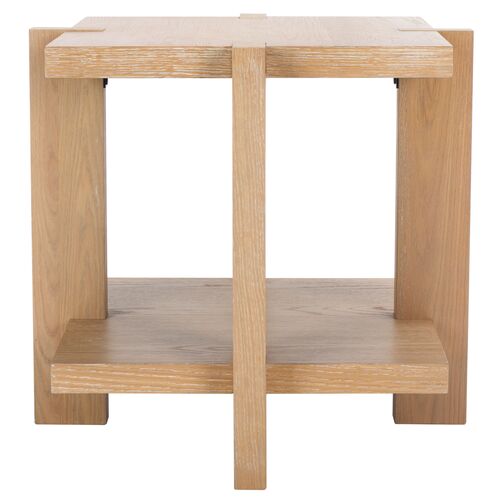 Vespera Square Wood Accent Table