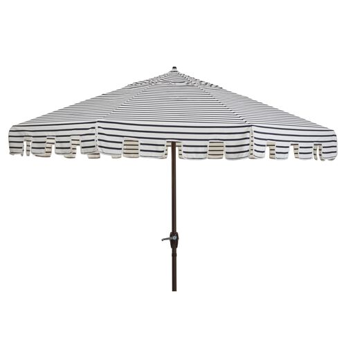 Poppy Patio Umbrella, Indigo Stripe~P77416912