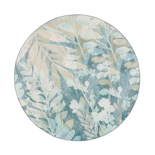 Falling Leaves Rug, Green