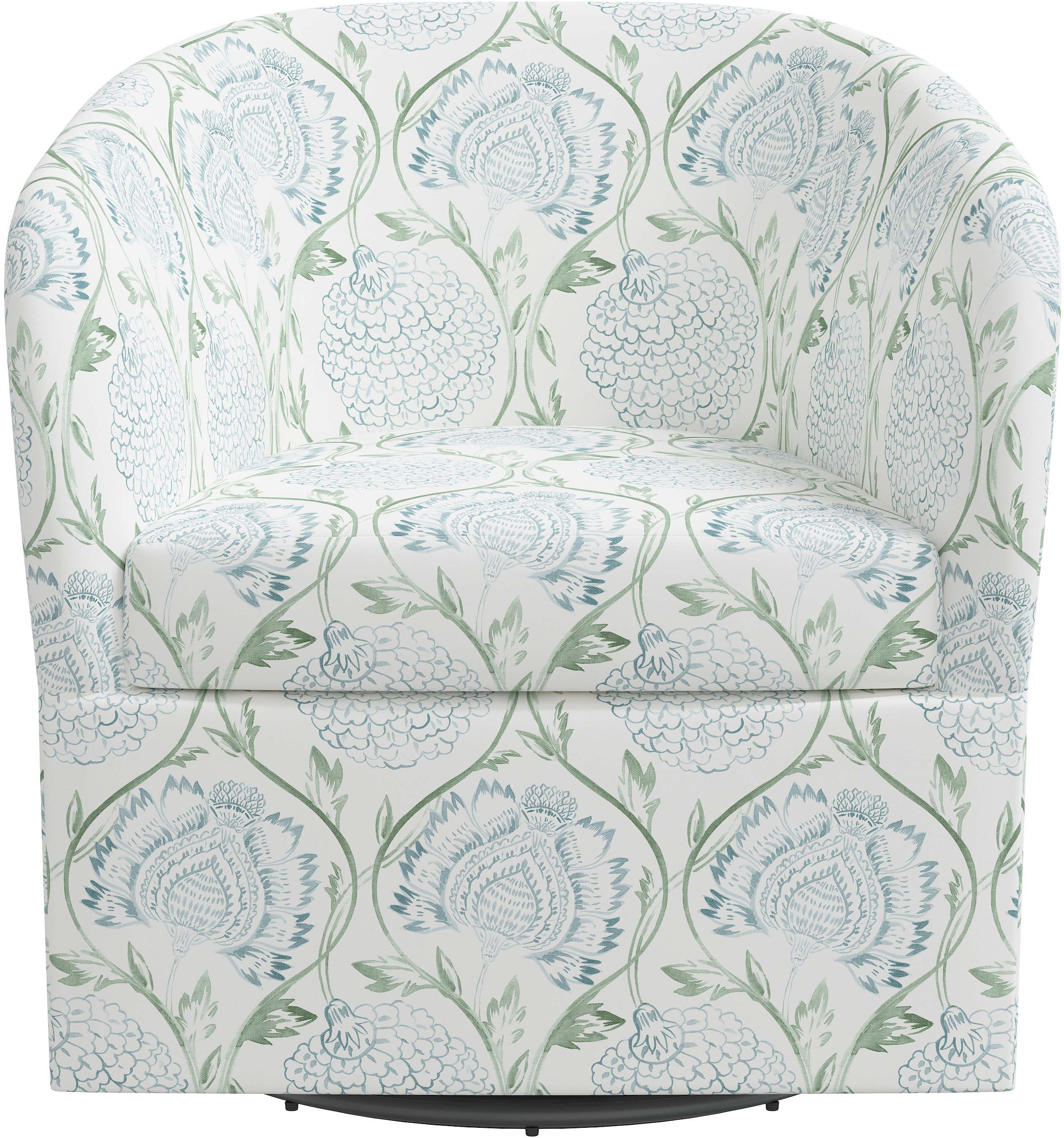 Zara Swivel Chair, Ranjit Floral