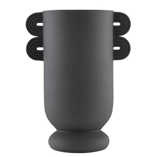Straight Straight Happy 40 Vase, Black~P77609919