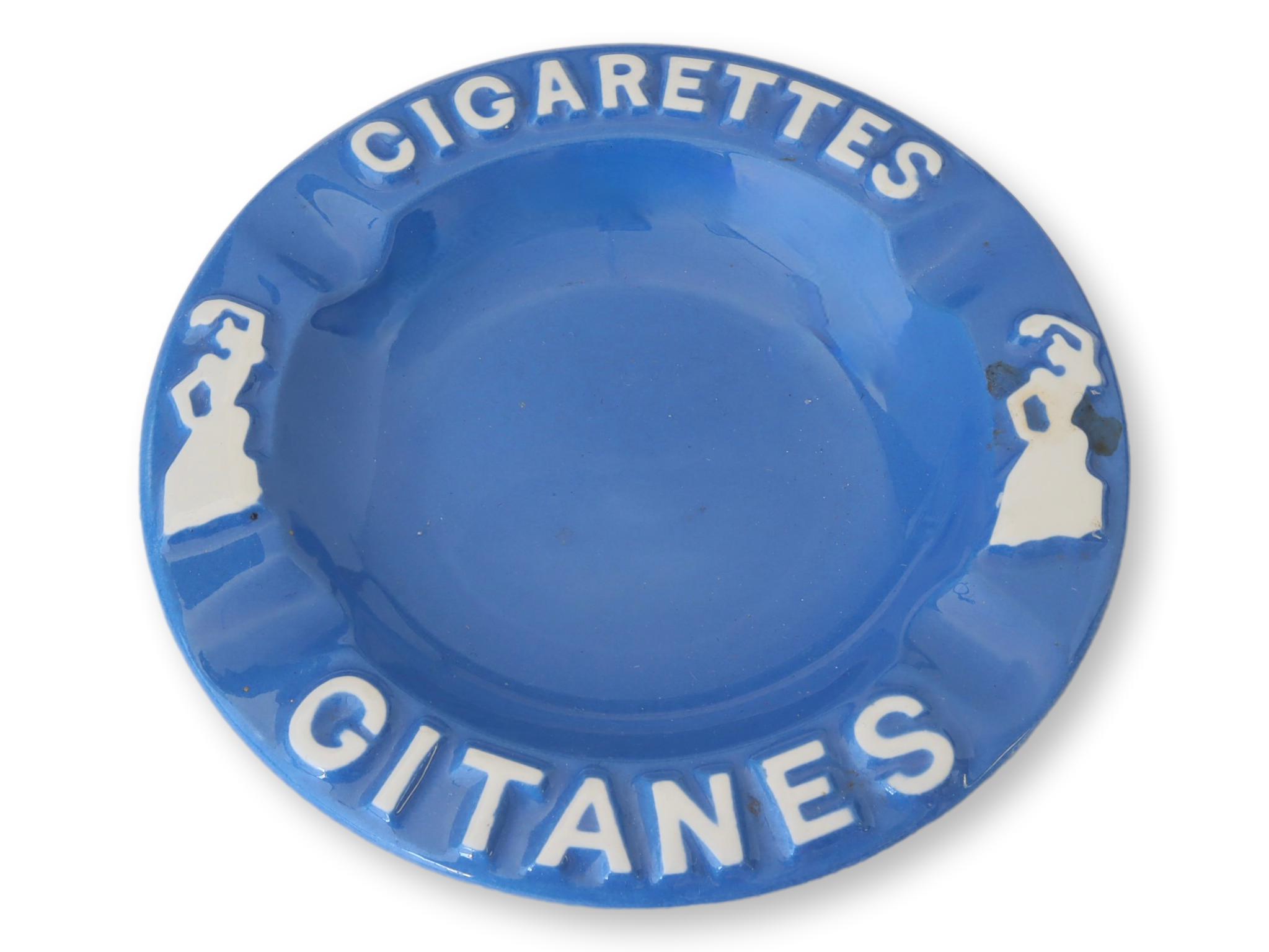 1950s French Gitanes Bistro Ashtray~P77687767