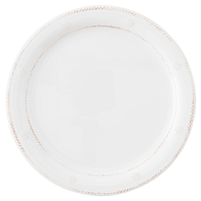 Melamine Berry & Thread Dinner Plate, White