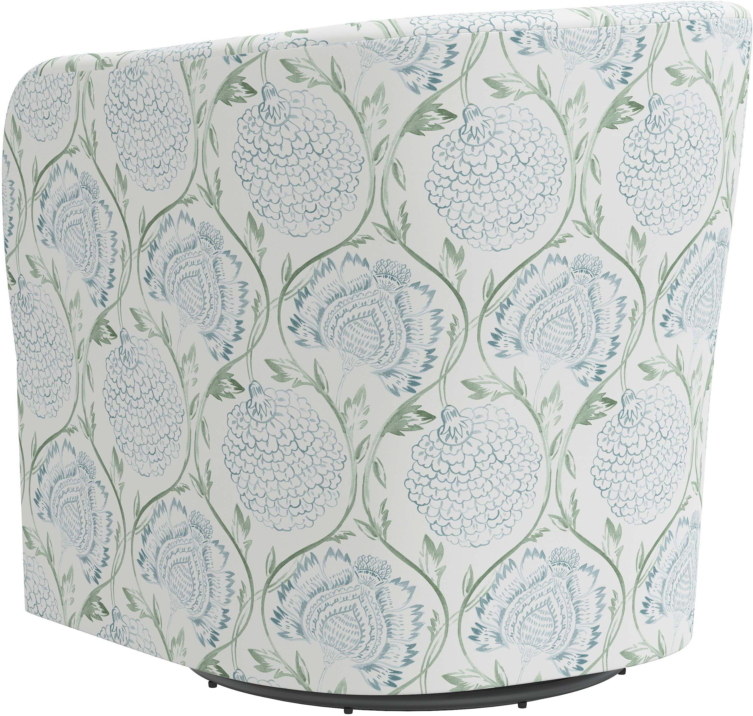 Zara Swivel Chair, Ranjit Floral